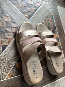 Stylish Rose Gold &amp; Pink Sandals