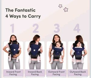 Ashraya 4-in-1 Ergonomic &amp; Adjustable Baby Carrier