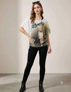party wear Minuliang Georgette Kaftan Top
