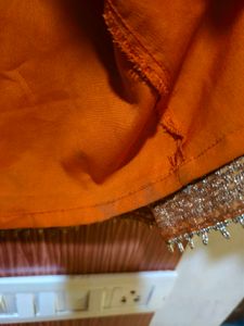 kids pink orange lehenga set