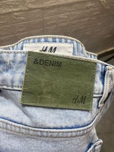 💯 H&amp;m Light Wash Wide Leg baggy Jeans