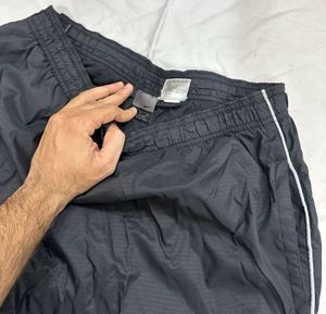 Nike Black Windbreaker Track Pants | Full Side Zip