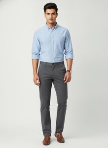 Men's Dark Grey Chinos
