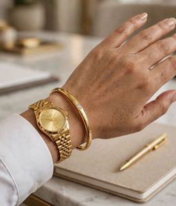 ✨ GOLD OVAL SOLITAIRE BANGLE – MINIMAL &amp; ELEGANT �