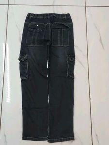 Boys Black Jeans Pent