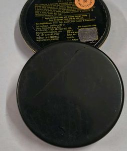 Vintage Compact Powder Case Almond Dust water