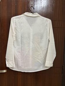 Unique Graphic Print White Shirt