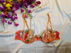 🇳🇿💫🎀Vibrant Floral Print Balconette Bra