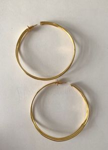 Gold Triple Hoop Earrings