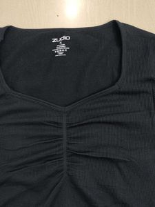 Zudio Textured Crop Top