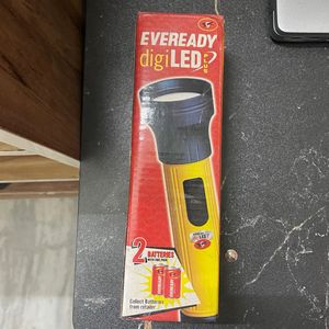 Vintage 15 Years Old Eveready digiLED Torch