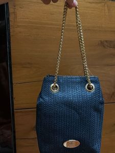 ESBEDA - Navy blue bucket bag