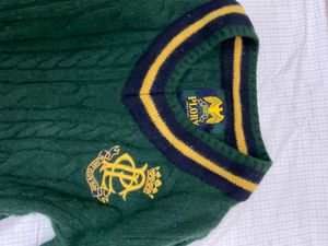 Vintage Style Green Sweater Vest