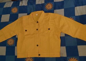 New Yellow Denim Jacket