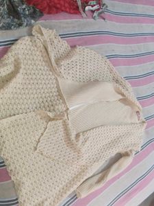 Cream Knitted Cardigan