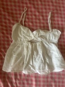 Chic Twist Front Cut-Out Top
