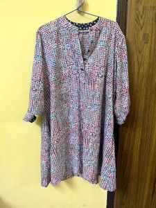 Colorful Abstract Print Kurta