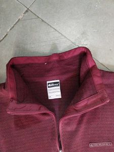 Cozy Burgundy Fleece Pullover