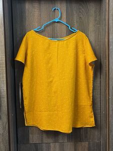 Yellow Polka Dot Top