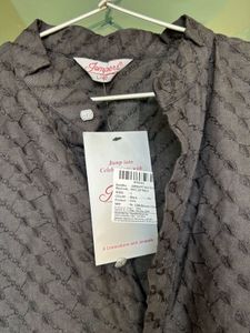 Embroidered Black Kurta With Tags