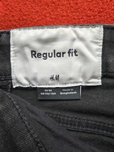 Men's H&amp;M Regular fit Black Jeans
