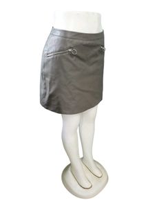 Faux Leather Mini Skirt Size 32