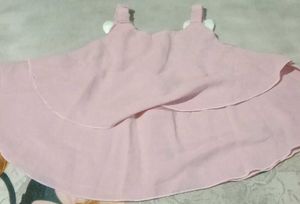 Cute Pink Baby Dress with Bows