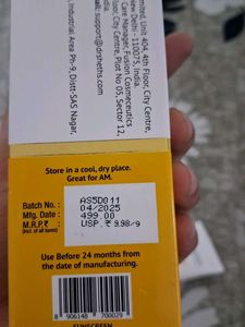 Dr Sheth's ceramide &amp; vitamin c sunscreen