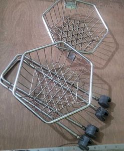 steell Basket with Wheels