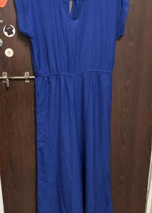 Chic Royal Blue Jumpsuit