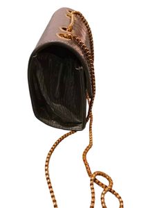 Chic Grey Chain Crossbody Bag
