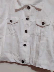 White Crop Jacket For Girl Or Women 36 Bust