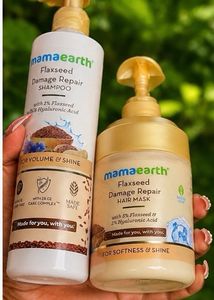 Mamaearth Shampoo & Hair Mask Set