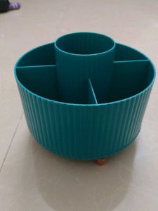 Turquoise Rotating Organizer