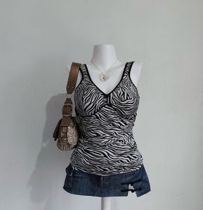 Zebra Print Tank Top