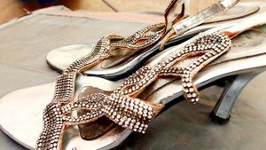 Sparkling Embellished Heels