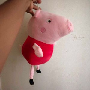 combo of plush toy with 2 peppa board bo