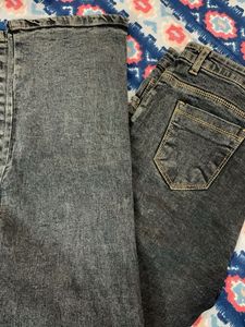 Stylish Acid Wash Denim Jeans