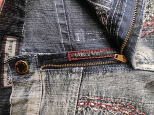 Boho embellished flared jeans
