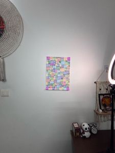 Vibrant Abstract Square Art