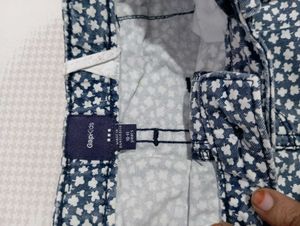 Floral Denim Shorts