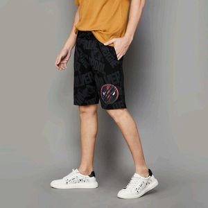 Men Deadpool &amp; Wolverine Printed Regular Fit Short