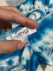 Tie-Dye Strapless Romper