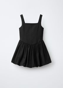 Zara black skater dress