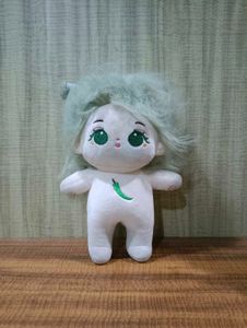 Cute Plush Toy with Green Hair