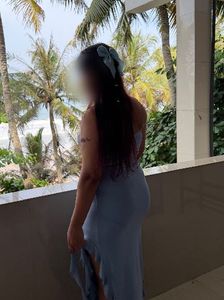 Light Blue Ruffle Strapless Dress