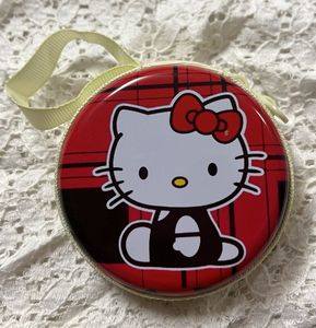 Hello Kitty Tartan Coin Pouch