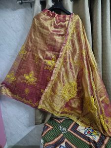 double shade old vintage lehnga