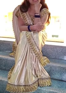 Designar Saree With Stitch Blouse