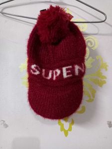Cute Maroon  Cap